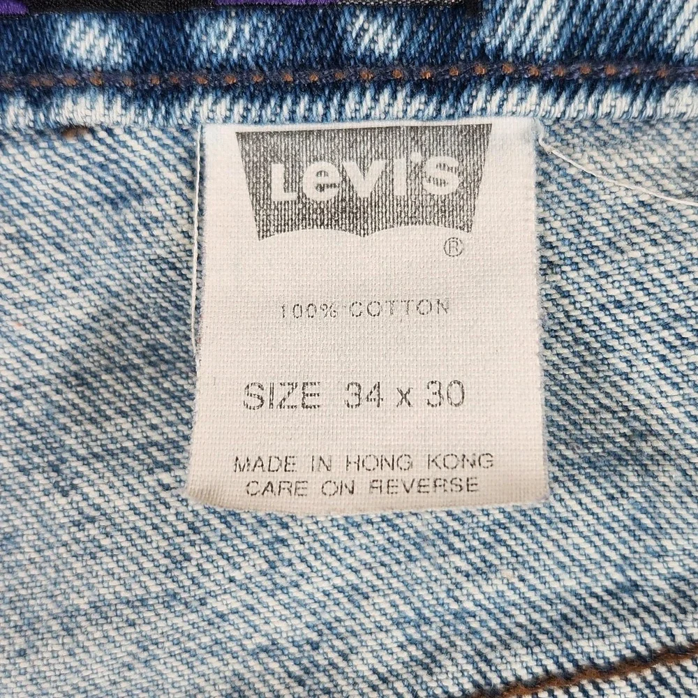 Vintage Levis SilverTab Baggy Jeans Mens 34x30 Medium Wash Relaxed Tapered 90s